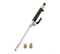 Spruzzatore ad alta pressione con struttura in metallo rinforzato per uso residenziale e commerciale leggero (nero)