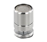 Spruzzatore aeratore in ottone cromato progettato per adattarsi a ugello girevole a 360 gradi su sistemi di rubinetti domestici (B)