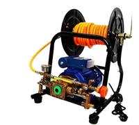 Spruzzatore agricolo elettrico da 1100 W, macchina avvolgitrice, pompa a spruzzo atomizzata for pesticidi ad alta pressione Alta efficienza(50M pipe)