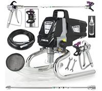 Spruzzatore Airless 1100W 1,5L/min Pistola per verniciare ad Alta Pressione Vernice Acrilica Solvente Professionale