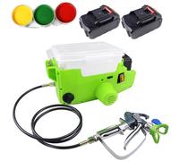 Spruzzatore airless a zaino senza fili, alta pressione, lunga durata della batteria, velocità regolabile per una verniciatura efficiente delle pareti