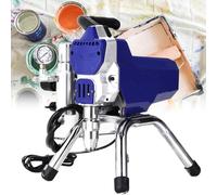 Spruzzatore airless ad alta pressione, kit di pistola a spruzzo elettrica portatile, 1300 W per pittura murale interna fai da te, portata 2L/min