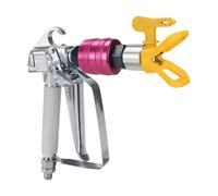 Spruzzatore airless ad alte prestazioni, spruzzatore di vernice in lega di alluminio 3600 PSI con filtro a rete 100 e giunto di ingresso rotante, compatibile con la maggior parte degli spruzzatori