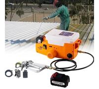 Spruzzatore airless per vernice, pistola a spruzzo senza fili ad alta pressione, 15 Mpa, 1,1 l/min, 2 batterie da 5000 mAh, velocità a 6 marce, capacità 1,7 l, include tubo da 1,5 m, per interni