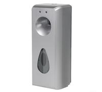 Spruzzatore automatico di fragranze per aromaterapia per deodorizzazione WC con intervalli di spruzzo programmabili e funzionamento silenzioso, adatto per vari spazi commerciali (grigio)