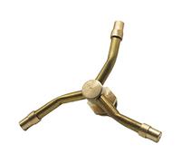 Spruzzatore con rubinetto rotante - Testa irrigatrice automatica per irrigazione a 360 gradi con attacco rotante regolabile per il controllo del flusso d'acqua | Per il di irrigazione del cort