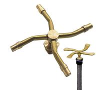 Spruzzatore con rubinetto rotante - Testa irrigatrice automatica per irrigazione a 360 gradi con attacco rotante regolabile per il controllo del flusso d'acqua | Per il di irrigazione del cort