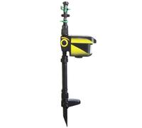 Spruzzatore con sensore di movimento | Irrigatore per animali attivato dal movimento | Spruzzatore a energia solare con rilevamento di 120 gradi | Spruzzatore da giardino repellente per uccelli |