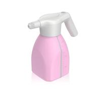 Spruzzatore da giardino elettrico da 1,5 litri, annaffiatoio automatico for piante, bottiglia spruzzatore da giardino for annaffiatoio da giardinaggio multiuso, facile da usare(Pink)