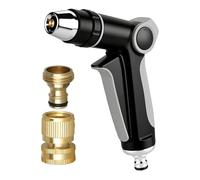 Spruzzatore da giardino regolabile con connettore spruzzatore manuale ad alta pressione con tre modalità di spruzzo per innaffiare piante lavaggio auto doccia per animali domestici