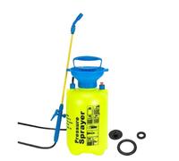 Spruzzatore da giardino, Spruzzatore da giardino Pompa dell'acqua a pressione Cinghia regolabile Bottiglia spray for piante Prato(5L Yellow)