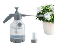 Spruzzatore da giardino trasparente da 3 l, vaso spray per piante ad alta pressione con funzione di misurazione, design a prova di perdite, adatto per nebulizzazione fine e getto d'acqua, ideale per