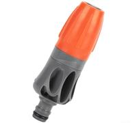 Spruzzatore d'acqua ad alta pressione Impugnatura in gomma plastica ABS | Testa rotante a 360°, modelli di spruzzo regolabili, strumento versatile per giardinaggio, facile controllo del flusso