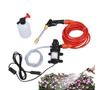 Spruzzatore d'acqua ad alta pressione | Kit di lavaggio per auto, strumento di irrigazione con pompa tubo bottiglia per prato piante lavaggio auto all'aperto animali domestici doccia