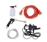 Spruzzatore d'acqua ad alta pressione - kit di pompa della rondella di auto con tubo e bottiglia | Strumento di pulizia versatile per il lavaggio per auto bagni per animali domestici PIANTA DI PULITO