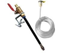 Spruzzatore d'acqua per macchina da taglio con tubo e regolatore polvere | Nebulizzatore per macchina da taglio per Piastrelle Calcestruzzo Marmo Legno Lastre Esterno Garage