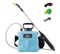 Spruzzatore d'acqua, spruzzatore di potenza, spruzzatore da giardino a batteria, spruzzatore da giardino ricaricabile, spruzzatore automatico tipo di spalla (blu)