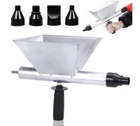 Spruzzatore di cemento Macchina per stuccatura di malta per dire Pavimenti Muri Mattoni Incollatrice Pistola per silicone elettrica portatile con 5 ugelli (Trapano non incluso)