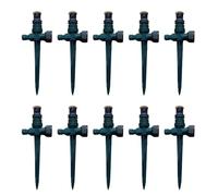 Spruzzatore di irrigazione del giardino domestico per una facile cura dei prati automatico 360 gradi rotante attrezzatura di irrigazione 10pcs manutenzione del paesaggio