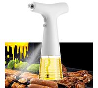Spruzzatore di Olio da 2 Pezzi da 240 Ml per Cucinare, Olio Leggero E Basso Contenuto di Grassi, Dieta Sana, Cambio di Tipo C, per Cucina/Barbecue/Insalata/Cottura al Forno White