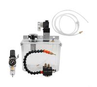 Spruzzatore di olio da 3 litri per lubrificazione della pompa di raffreddamento con albero flessibile, regolatore di pressione a base magnetica e valvola solenoide per macchine utensili (24 V)