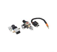 Spruzzatore di refrigerante completamente sigillato da 3 litri per macchine utensili CNC, pompa di lubrificazione a nebbia d'olio, con regolatore di pressione, albero flessibile 300 mm (220 V)