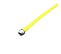 Spruzzatore di sapone a pipetta a sfera a gravità con tubo in silicone per schiuma, per lancia integrazione con cannuccia, idropulitrici di livello professionale (giallo)