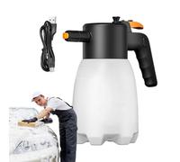 Spruzzatore di schiuma elettrica per autolavaggio, capacità di 1,8 litri, portatile e portatile, ideale per irrigazione da giardino, lavaggio dei cani e compiti di rimozione della neve