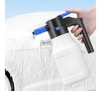 Spruzzatore di schiuma elettrico per lavaggio auto, pulitore in schiuma fine ad alta pressione con serbatoio a pressione, flacone spray a montaggio rapido per la cura del veicolo, bianco