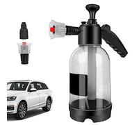 Spruzzatore Di Schiuma per Auto Spray Prelavaggio per Auto 2L Spruzzatore Schiuma Neve Bottiglie Spruzzatrici a Pressione Con Azione Della Pompa Resistenti Agli Acidi E Agli Alcali,Bianco Senza Scala