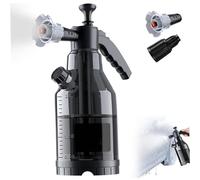 Spruzzatore di schiuma per auto spruzzatore di schiuma per auto con pompa manuale da 2 litri di per flacone spray antivento con 2 ugelli e valvola di sicurezza di