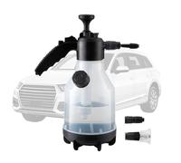 Spruzzatore di schiuma per auto, spruzzatore di schiuma per autolavaggio,Bottiglia spruzzatore a pressione per annaffiatoio portatile con tre ugelli | Bottiglie spruzzatrici con pompa da giardino da 2