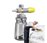 Spruzzatore di schiuma per lavaggio auto, idropulitrice per auto ad alta pressione | Dispenser per tubo da giardino ad alta pressione da 1000 ml, vaso spray a forma di ventaglio, bottiglia per la