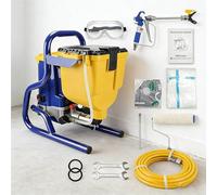 Spruzzatore di vernice airless, 1800 W ad alta pressione con 20 MPa, portata 2,1 l/min, larghezza 30 cm, ideale per pareti, recinzioni, armadi e soffitti, copre 3000 m² al giorno