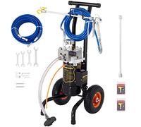 Spruzzatore di vernice airless ad alta pressione 900W 1.9L/min Macchina a spruzzo a parete con pistola a spruzzo for decking da giardino domestico commerciale Per uso fai da te(1.2HP 900W-Set2)