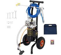 Spruzzatore di vernice airless ad alta pressione 900W 1.9L/min Macchina a spruzzo a parete con pistola a spruzzo for decking da giardino domestico commerciale Per uso fai da te(1.2HP 900W-Set1)