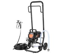 Spruzzatore di vernice airless con supporto 950W 3000PSI Spruzzatore elettrico airless con carrello Spruzzatori di vernice di qualità for i e recinzioni