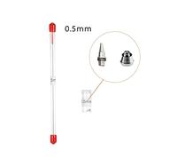 Spruzzatore di Vernice, Dual Action Airbrush Pistola a spruzzo Pulsante Tipo Compressore Compatibile Air Brush Set facile Pulito for il cibo Coloring Makeup Model Painting(I)