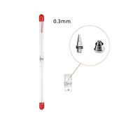 Spruzzatore di Vernice, Dual Action Airbrush Pistola a spruzzo Pulsante Tipo Compressore Compatibile Air Brush Set facile Pulito for il cibo Coloring Makeup Model Painting(H)