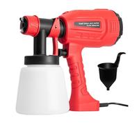 Spruzzatore Di Vernice Elettrico Da 500 W Pistola A Spruzzo Da 1000 ML Spruzzatore Di Olio Staccabile Ad Alta Pressione Rivestimento Murale Strumenti For Aerografo Macchina A Spruzzo(Red)