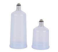 Spruzzatore di vernice in plastica Miscelare tazze da 2 pezzi set da 20 ml e 40 ml di vasi di ricambio per aerografo per pistole a spruzzo di vernice con uso multiuso come lattine