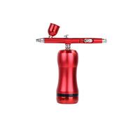 Spruzzatore di Vernice, Kit compressore aerografo Pistola a spruzzo di vernice FAI DA TE ad alta pressione Sostituire la batteria Mini pennello pneumatico pneumatico for make up chiodo torta auto arte