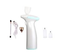 Spruzzatore di Vernice, Mini Kit compressore for aerografo personale Kit di compressore Bilanda Fondazione Multi-funzionale Cordless Make Up Craft Barber Set salon(Part D blue)