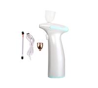 Spruzzatore di Vernice, Mini Kit compressore for aerografo personale Kit di compressore Bilanda Fondazione Multi-funzionale Cordless Make Up Craft Barber Set salon(Part A blue)