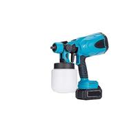 Spruzzatore di vernice, Motore a spazzola Pistola a spruzzo elettrica ricaricabile Spruzzatore di vernice Aerografo con rivestimento in acciaio for mobili compatibile con batteria da 18 V(NO Battery)
