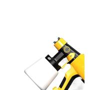 Spruzzatore di Vernice, Pistola a spruzzo ad alta pressione con batteria al litio, spruzzatore elettrico for vernice for uso domestico con vernice al lattice e a olio(Yellow)