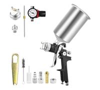 Spruzzatore di Vernice, Pistola a spruzzo for vernice H-827 - Spruzzatore pneumatico con ugelli da 1,4/1,7/2,0/2,5 mm, set for auto e mobili(2.5mm)