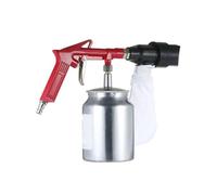 Spruzzatore di Vernice, Pistola a spruzzo pneumatica for sabbiatura - Sabbiatrice da 1/4 di pollice e 450 ml con 4 ugelli for la rimozione della ruggine