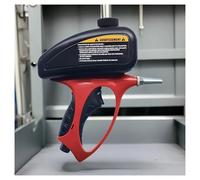 Spruzzatore di Vernice, Sabbiatrice portatile ad aria compressa - Accessorio for utensili elettrici for la pulizia, rimozione della ruggine e preparazione delle superfici(Rot)