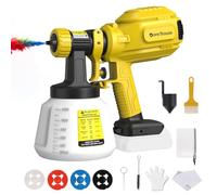 Spruzzatore di vernice senza fili per batteria DeWalt da 18 V, spruzzatore di vernice per recinzioni con contenitore da 1200 ml, con 4 ugelli e 3 modelli (batteria non inclusa)